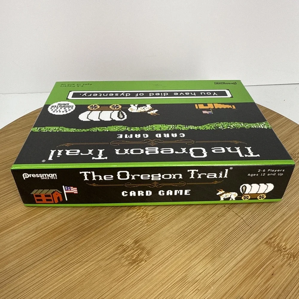 The Oregon Trail Pressman Card Game‎ 2-6 Players Ages 8+ 2016 Edition